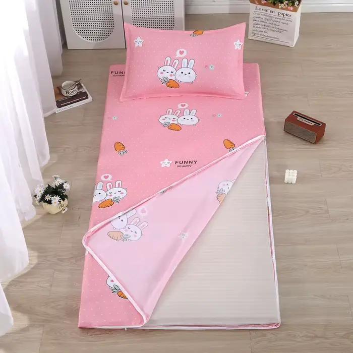 Couvre-lit simple imprimé 120x200cm, drap de lit 1 pièce pour lit simple, Textile de maison, draps plats modernes 100% Polyester, linge de lit