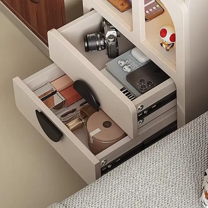 Kawaii petite Table De chevet avec tiroirs rangement moderne mignon