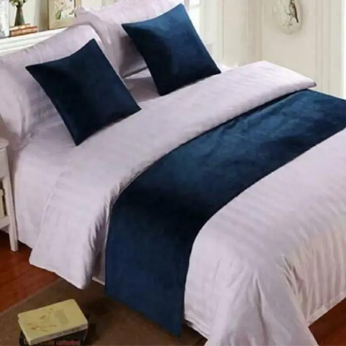Chemin de lit en velours de luxe de Style européen
