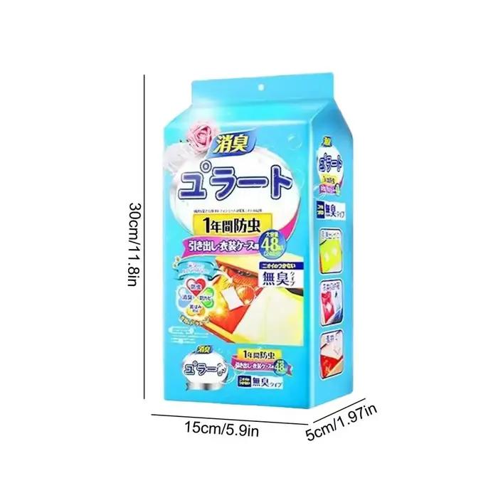 Sachets pour tiroirs et placards 48 pièces petits sacs parfumés