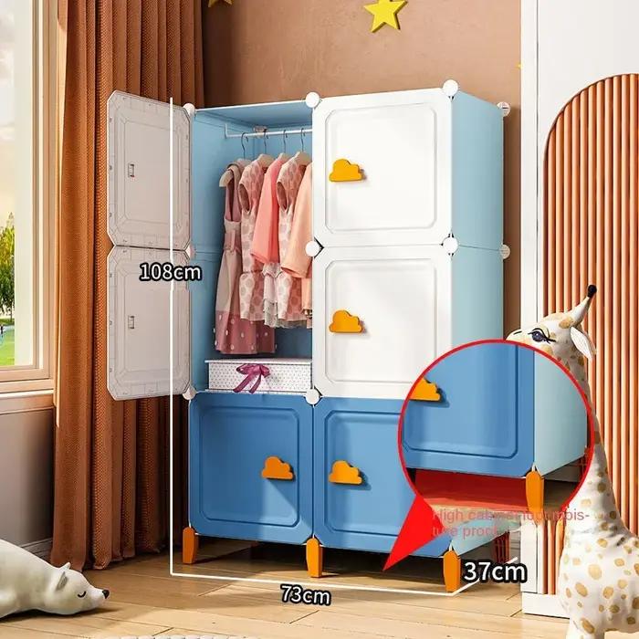 Armoires de rangement en plastique multicouches pliables