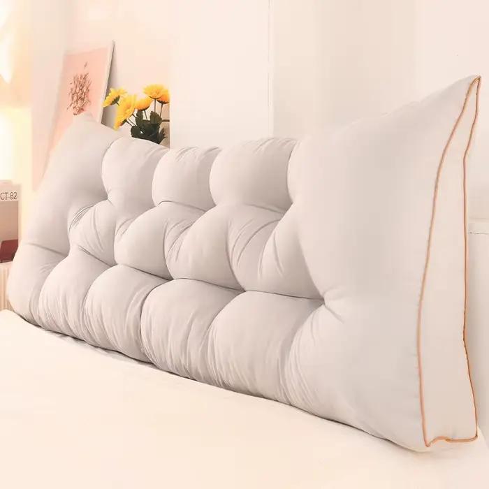 Grand coussin de lit, dossier et lombaire Double couche