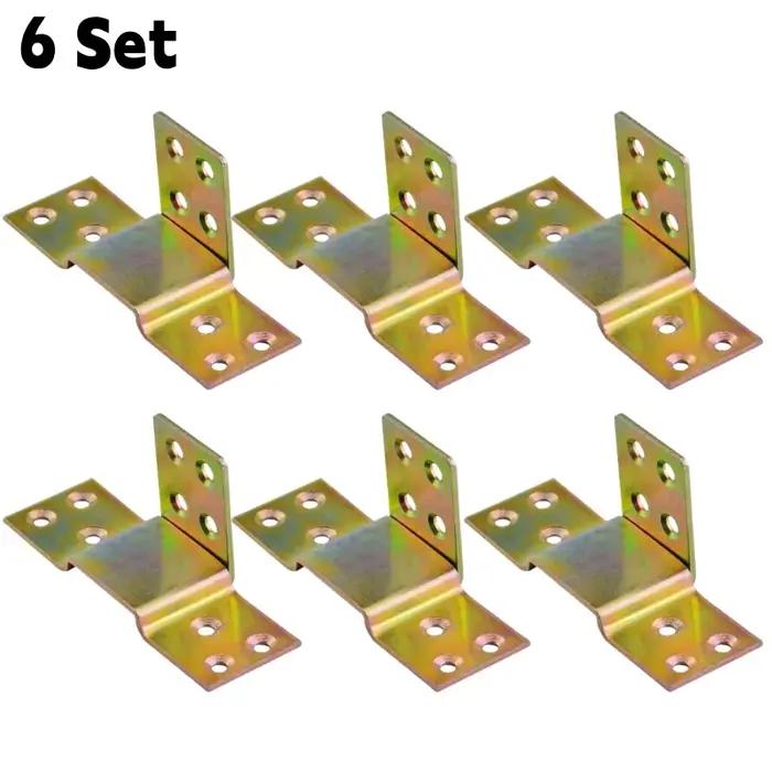 Kit de quincaillerie pour cadre de lit en bois massif robuste