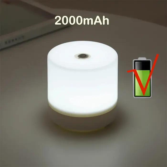 Petite lampe de chevet tactile avec chargement USB