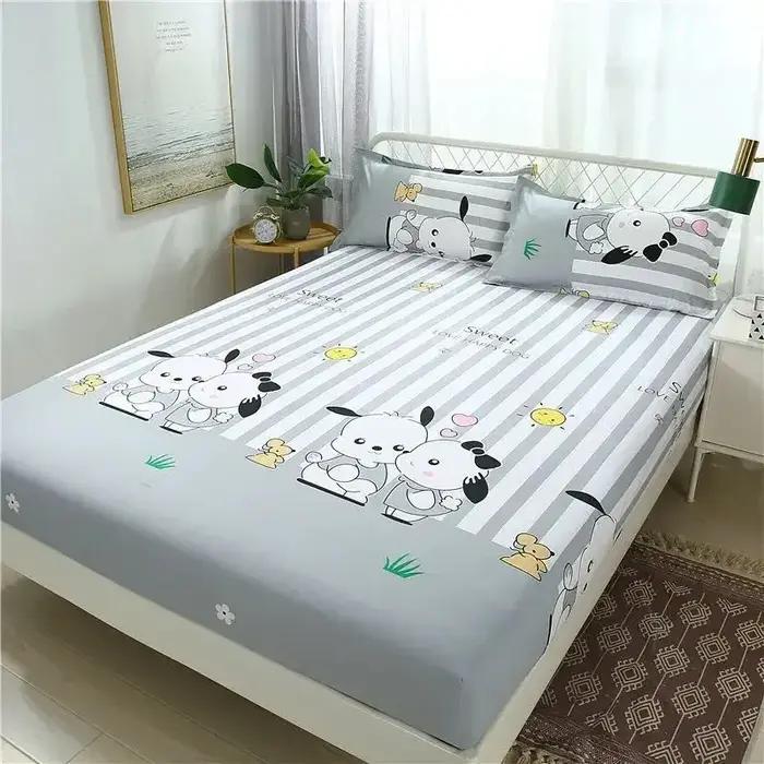 Housse de matelas respirante pour acariens - 360 ° Jupe élastique pour lit Queen/King de 8 à 21 po d'épaisseur