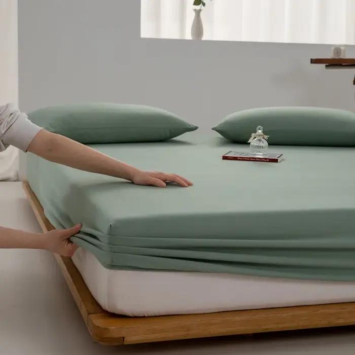 Drap-housse en coton doux