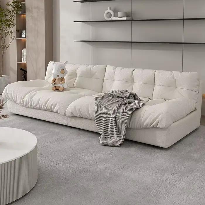 Confortable Relax salon canapés sol classique doux paresseux canapé coussin Double Woonkamer Banken meubles de maison accessoires