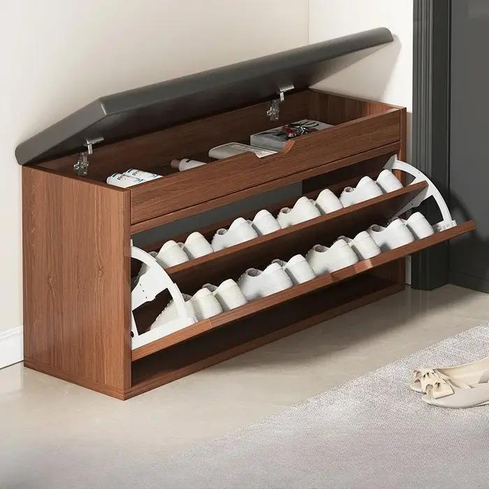 Armoire à chaussures tabouret entrée de maison