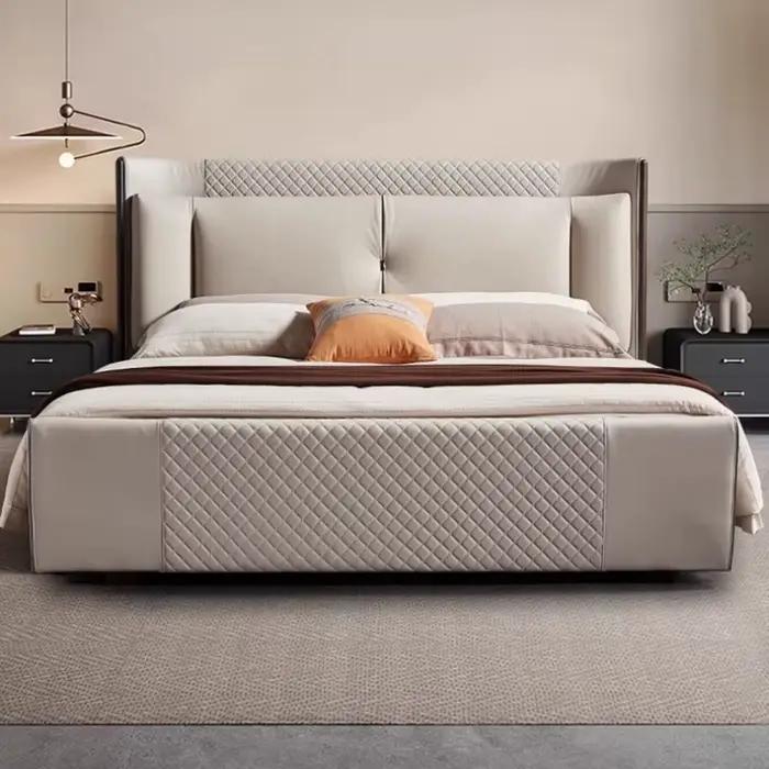 Plate-forme lit de couchage enfants cadre bébé reine lit Double moderne Massage beauté européen Simple en bois Beliche Salon meubles