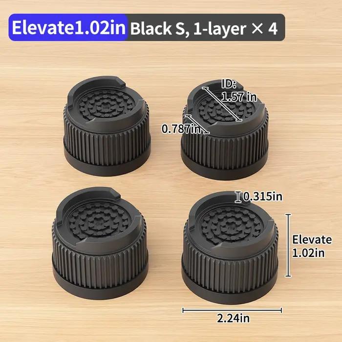 Rehausseurs de meubles pour pieds de lit : Supports empilables robustes