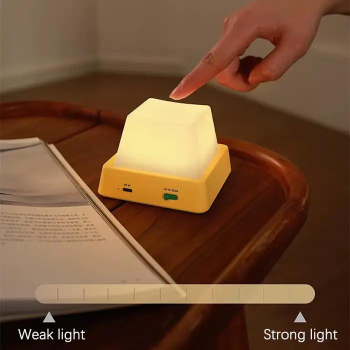 LED veilleuses lampe de Table de chevet décoration de chambre USB lampe à LED Rechargeable décor vacances bébé chambre pour cadeau d'anniversaire