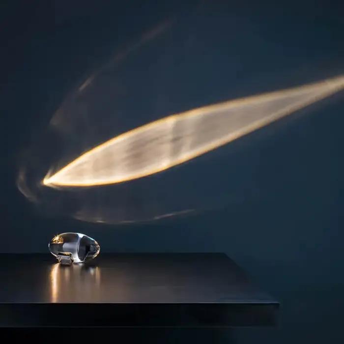 Lampe de table LED cristal œil du ciel, designer italien, lampes de chevet pour salon, décor de chambre à coucher, budgétaire de nuit, cadeau