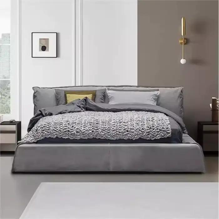 Lit Double esthétique cadre fantaisie dormir enfants têtes de lit moderne Muebles Para El Hogar chambre meubles accessoires