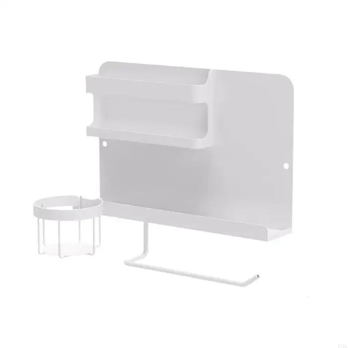 Étagère rangement lit multifonctionnelle avec support pour tasses espace télécommande pour livres lunettes KXRE