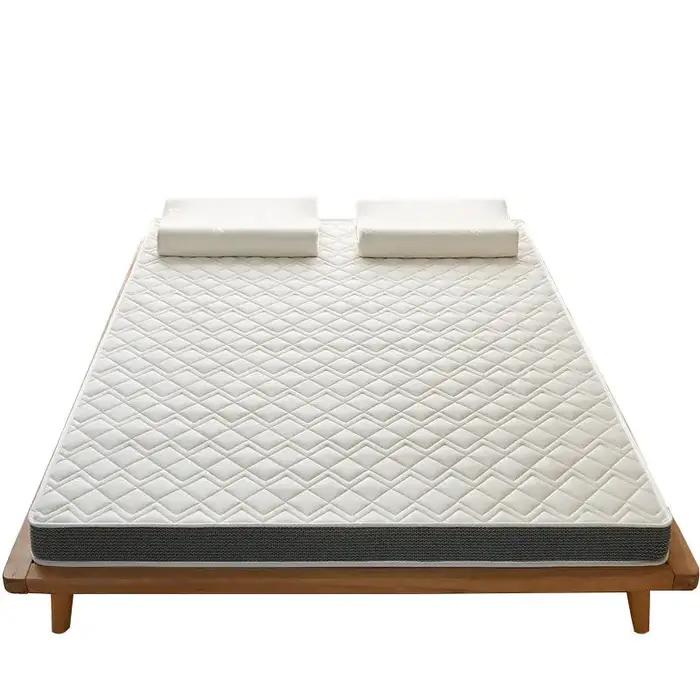Matelas en latex naturel pour la maison, chambre à coucher, tatami, coussin en coton à mémoire de fo