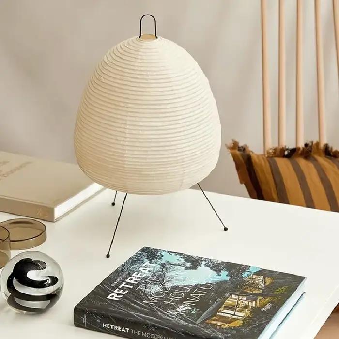Xuan papier lampe Led lampe de Table salon chambre chevet étude hôtel Art créativité rétro Art Design lampe de Table décorative