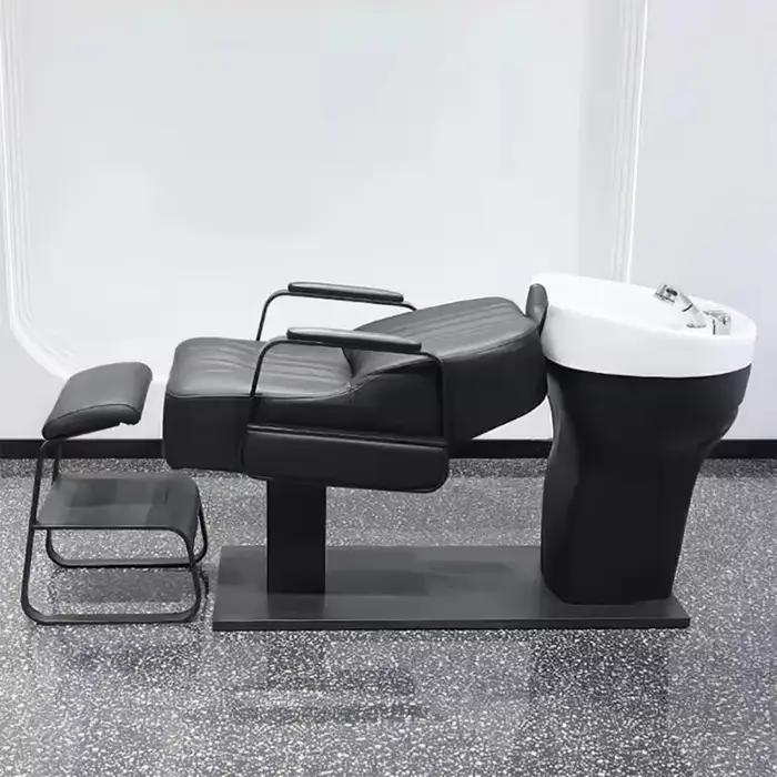 Tête nordique Simple Spa luxe confortable moderne DelicacyShampoo lit personnalisé mode Cadeira De Barbearia meubles De Salon