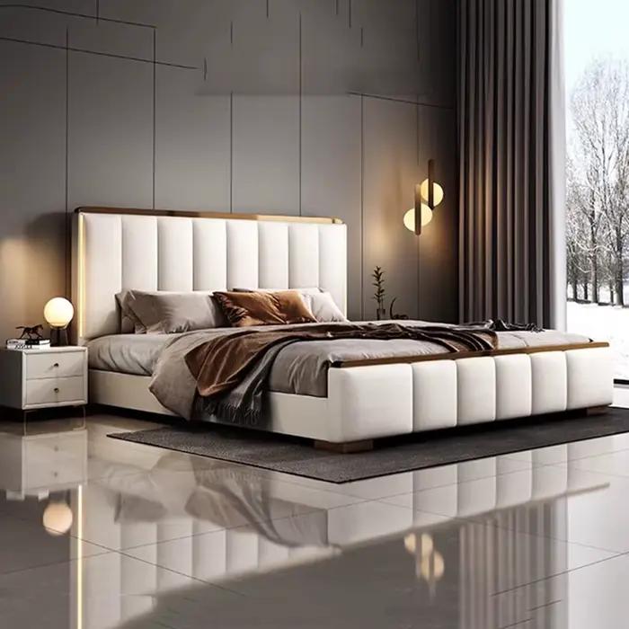 Têtes de lit modernes et minimalistes uniques pour lits doubles – Accessoires de décoration parfaits
