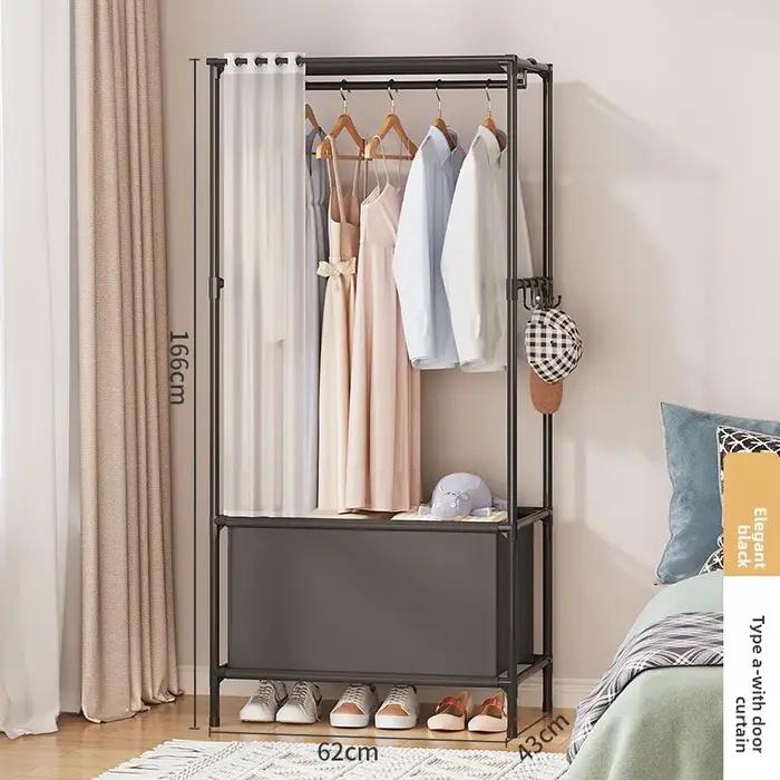 Petite armoire placard à vêtements facile à assembler