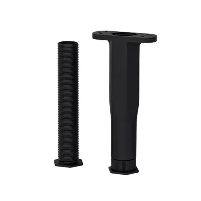 Pied support cadre lit, cadre lit, support lattes centrales, hauteur réglable, N84C