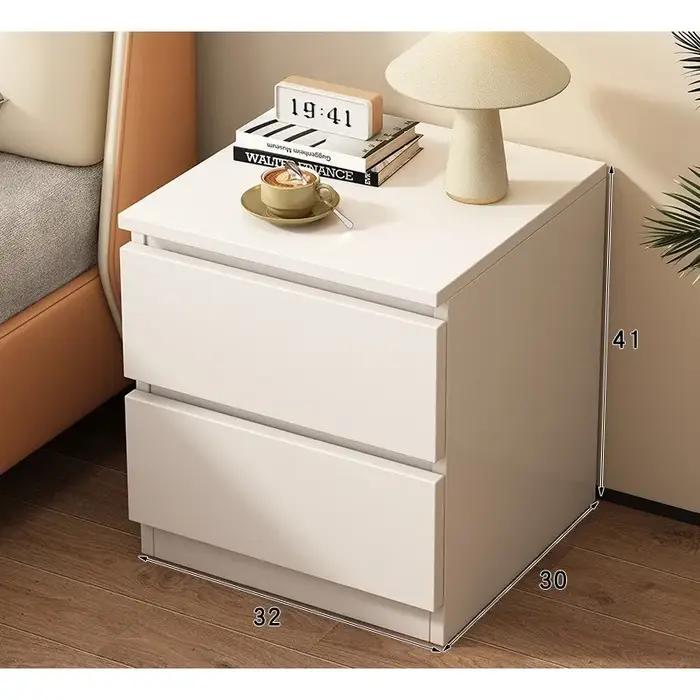 Table de chevet simple et multifonctionnelle avec rangement à pompe, petite armoire de chevet pour chambre à coucher, location de maison