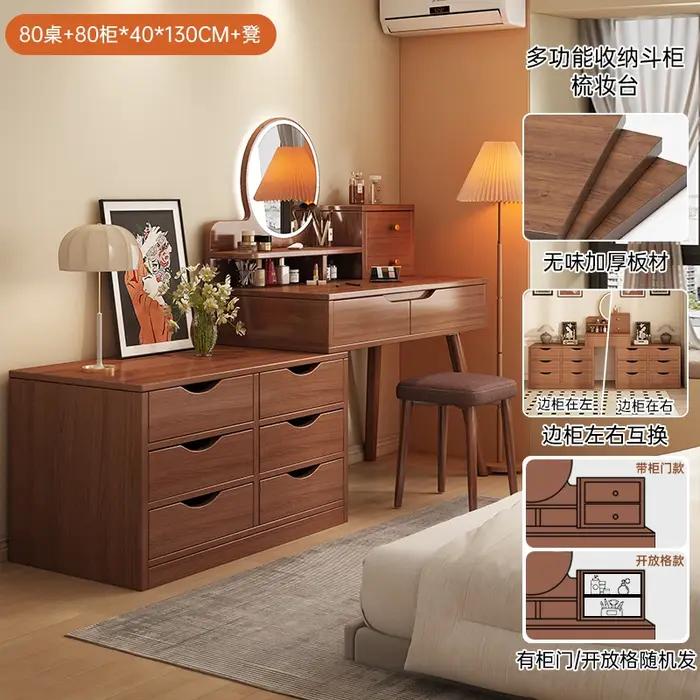 Bureau De vanité De luxe pour chambre à coucher avec tiroir large