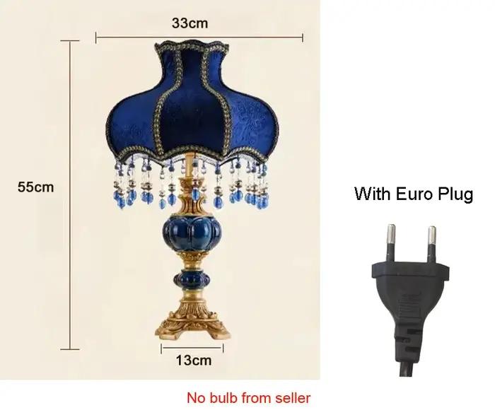 Lampe de table de chevet rétro pour chambre à coucher