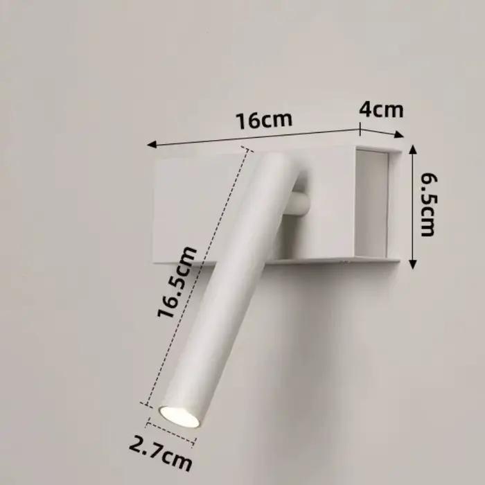 Mur LED lampe lampe de lecture pour chambre hôtel tête de lit nuit livre lampe lumières modernes bla