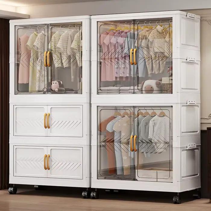Armoire suspendue avec roulettes