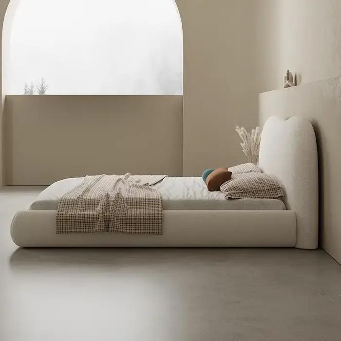 Lits de salon et de chambre italiens 180x200, lits de chambre au sol modernes japonais, lits jumeaux, lits queen, plateformes de rangement, ensemble complet de meubles