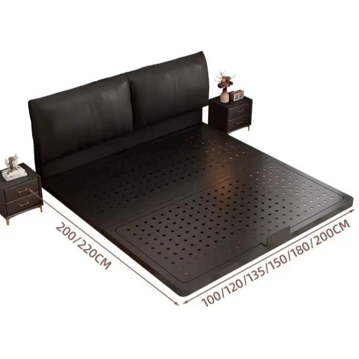 Tables De chevet têtes De lit Multifonction Unique cadre De luxe lit King dormir Camas De Matrimonio dortoir meubles De maison
