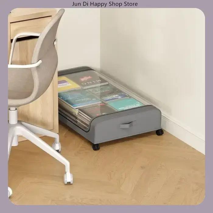  Boîte de rangement pour fond de lit avec roulettes