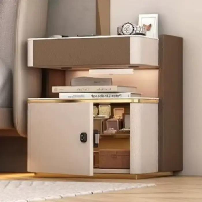 Table de chevet design intelligente avec tiroir de rangement