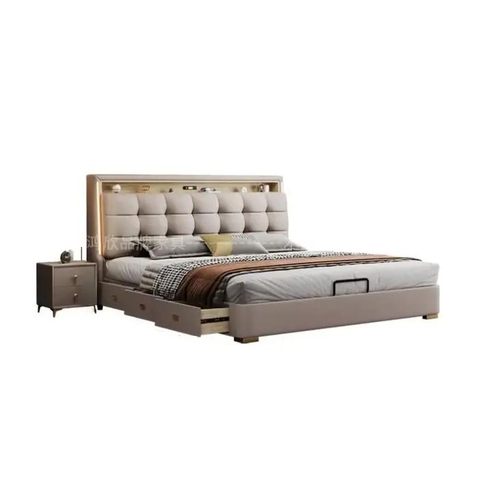 Tiroir fantaisie lit nordique rangement esthétique salon lit Double tables de nuit dormir Muebles Para dortoir chambre meubles