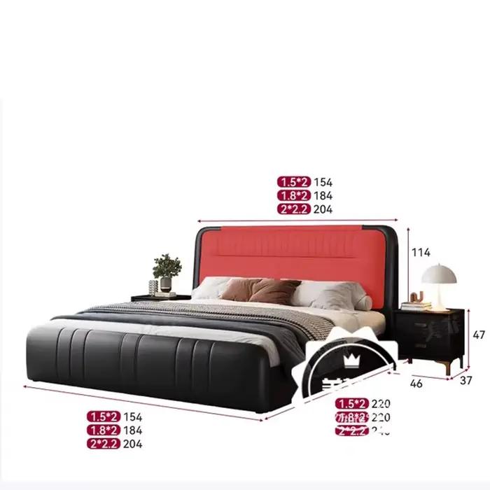 Support De Lit Design rembourré