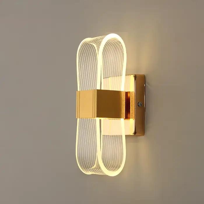 Applique Murale de Luxe Nordique à LED en Frêne et Aluminium, Luminaire Décoratif d'Nik, Idéal pour