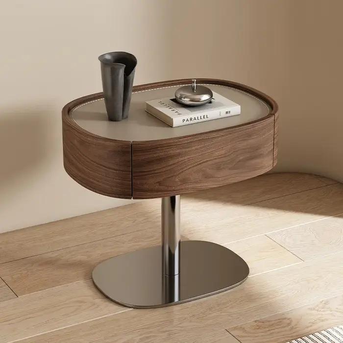 Table de chevet simple et unique, de luxe, avec rangement et tiroirs, meubles de chambre à coucher