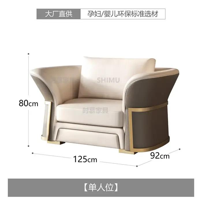 Expérience élégance Comt canapé inclinable de luxe moderne