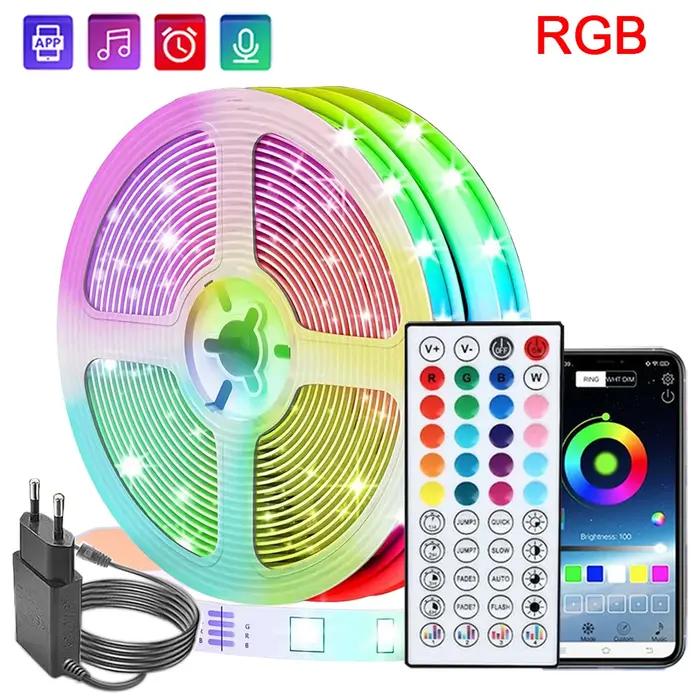 Bande Lumineuse LED RGB Flexible pour Décoration de Chambre à Coucher