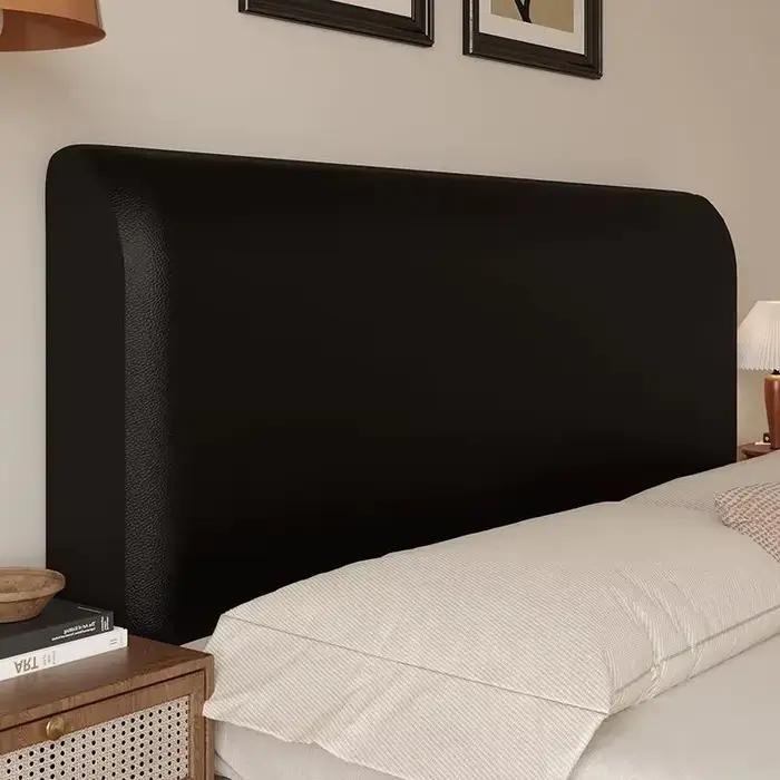 Housse de tête de lit en cuir de Grain de litchi