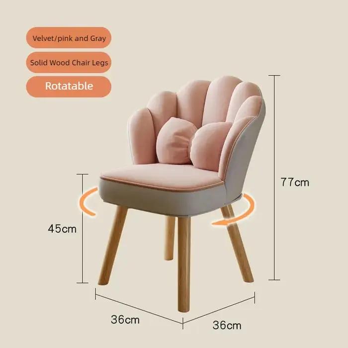 Chaise De vanité confortable chambre maquillage coiffeuse