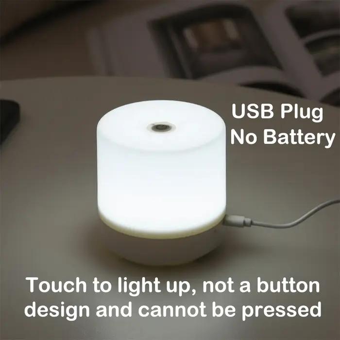Tactile USB lampe de chevet 3 Modes Dimmable Protection des yeux Portable LED
