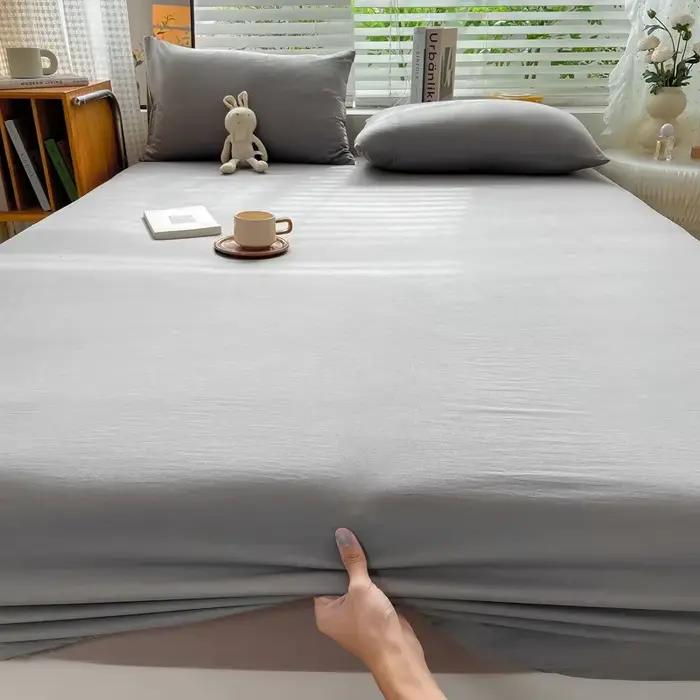 Drap-housse 100% coton avec bande élastique 360