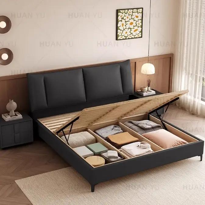 Support de jambe, rangement de lit esthétique