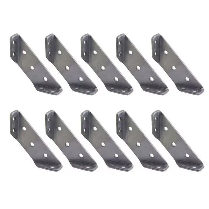 Connecteur d'angle universel pour meubles, 10 pièces, en acier inoxydable, petit Code d'angle univer