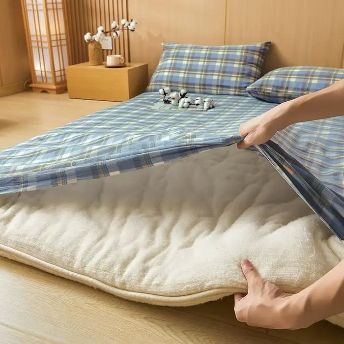 Surmatelas en coton, futon japonais