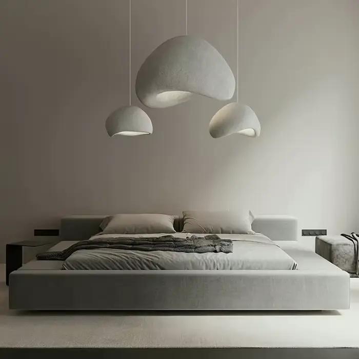 Lit Double vert esthétique moderne