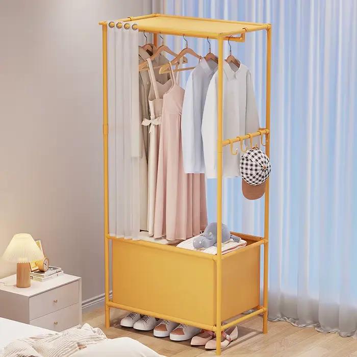 Petite armoire placard à vêtements facile à assembler