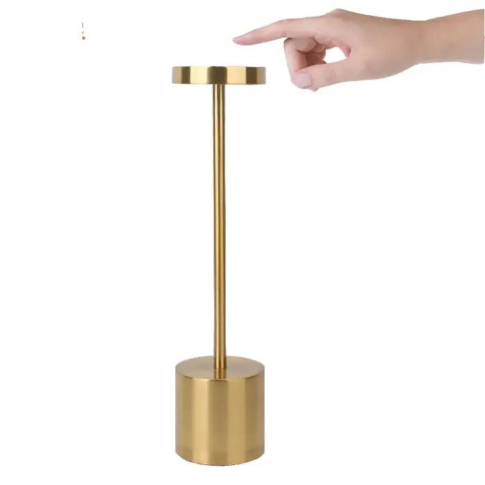 Lampes de Table tactiles LED sans fil portables lampe de bureau Rechargeable 3 couleurs réglable chevet lumière ambiante créative pour la décoration de la pièce