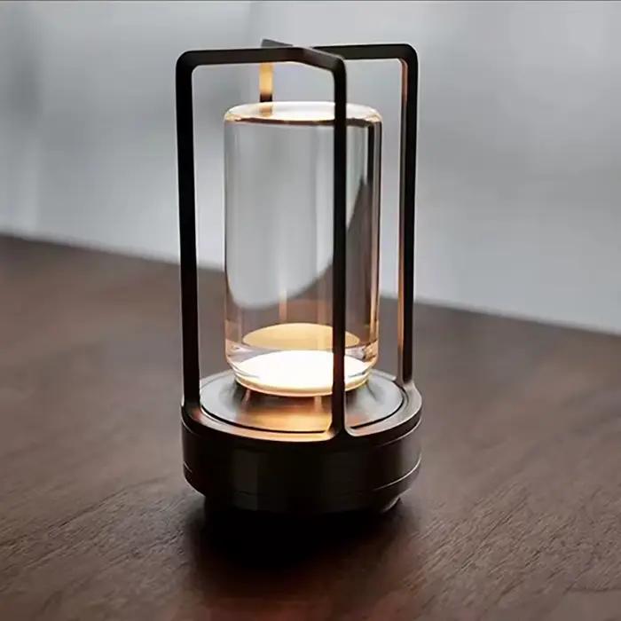 Lampe de chevet en plastique avec éclairage LED tactile